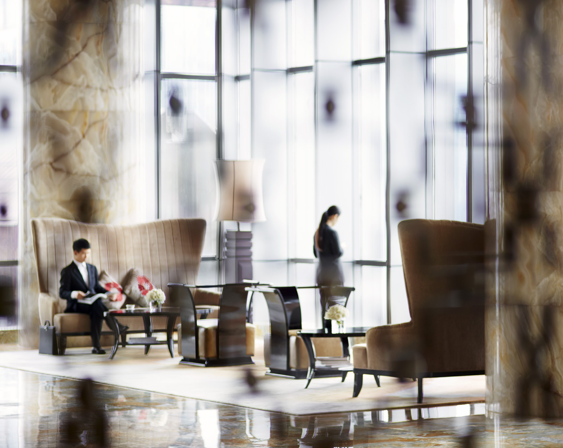 The lobby of the beautiful Ritz-Carlton, Chengdu | China | 