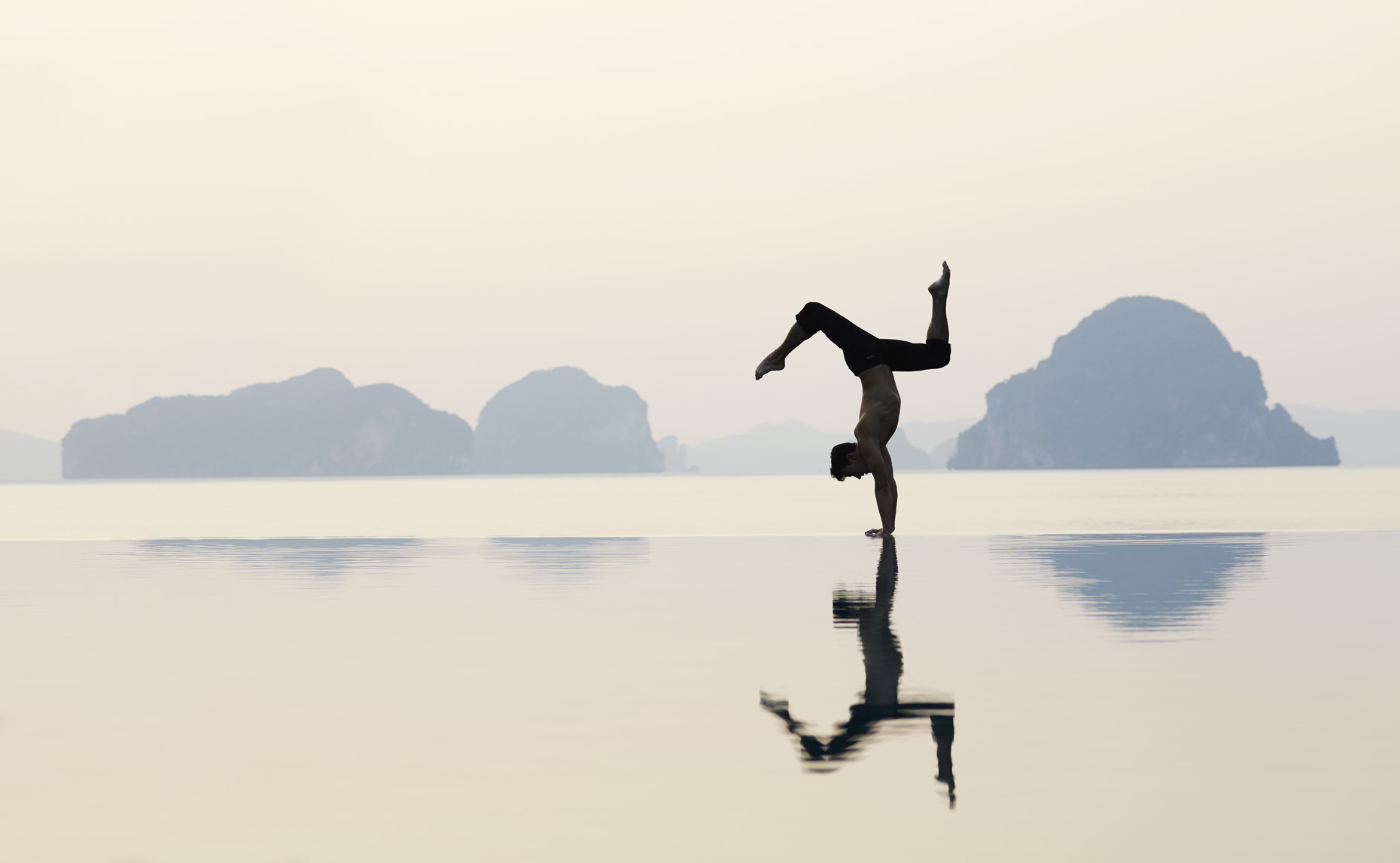 Sunset yoga at Phulay Bay | Thailand | 